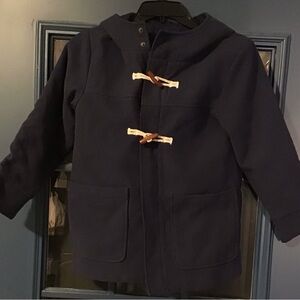 Cat & Jack Navy Blue Hooded Coat